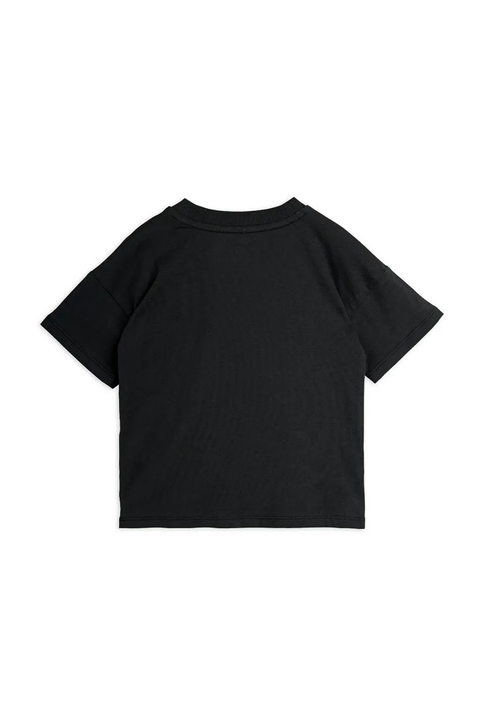 Chłopiec Mini Rodini T-shirt dziecięcy bawełniany Ritzratz 26720144 czarny