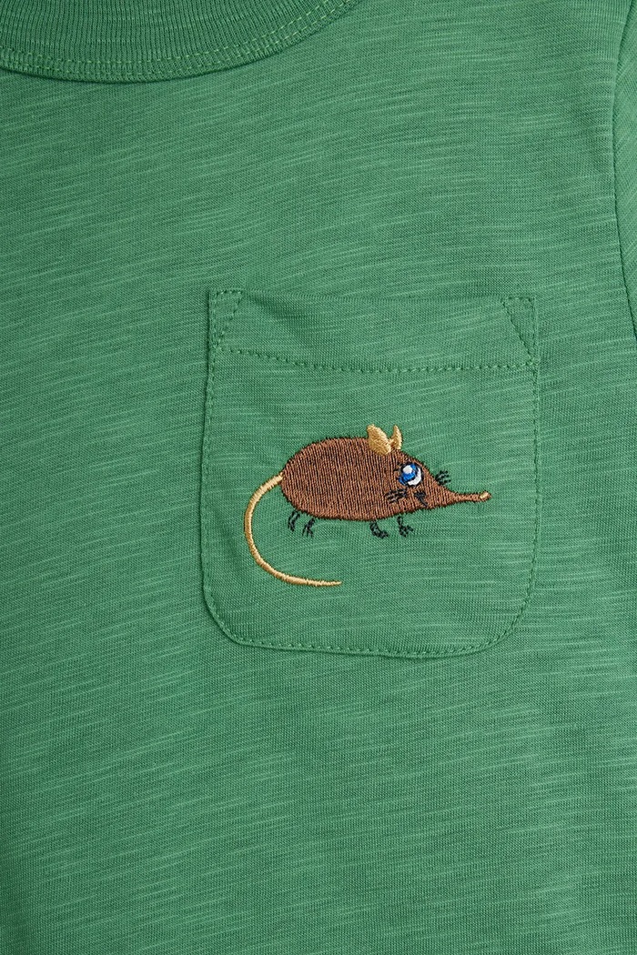 Chłopiec Mini Rodini T-shirt dziecięcy bawełniany Elephant 26720131 zielony