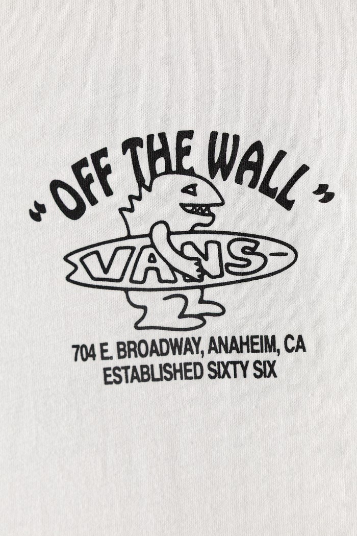 Chlapec Vans Tričko detské bavlnené Food Spot SS Tee VN000WAAWHT1 biela
