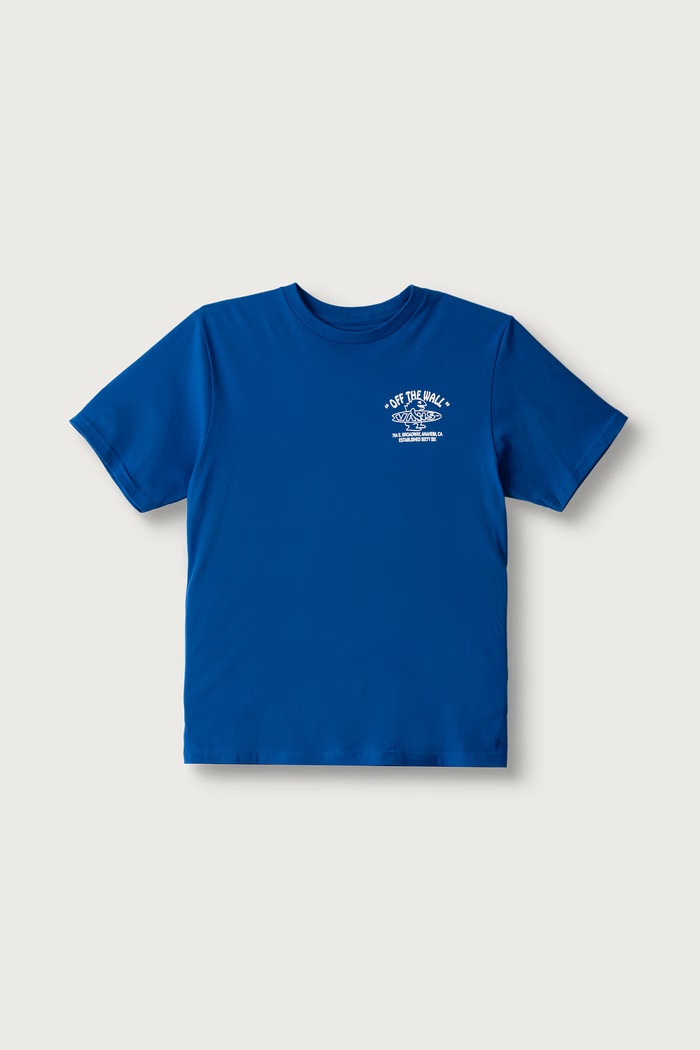 Vans Tričko detské bavlnené Food Spot SS Tee modrá VN000WAA10Z1