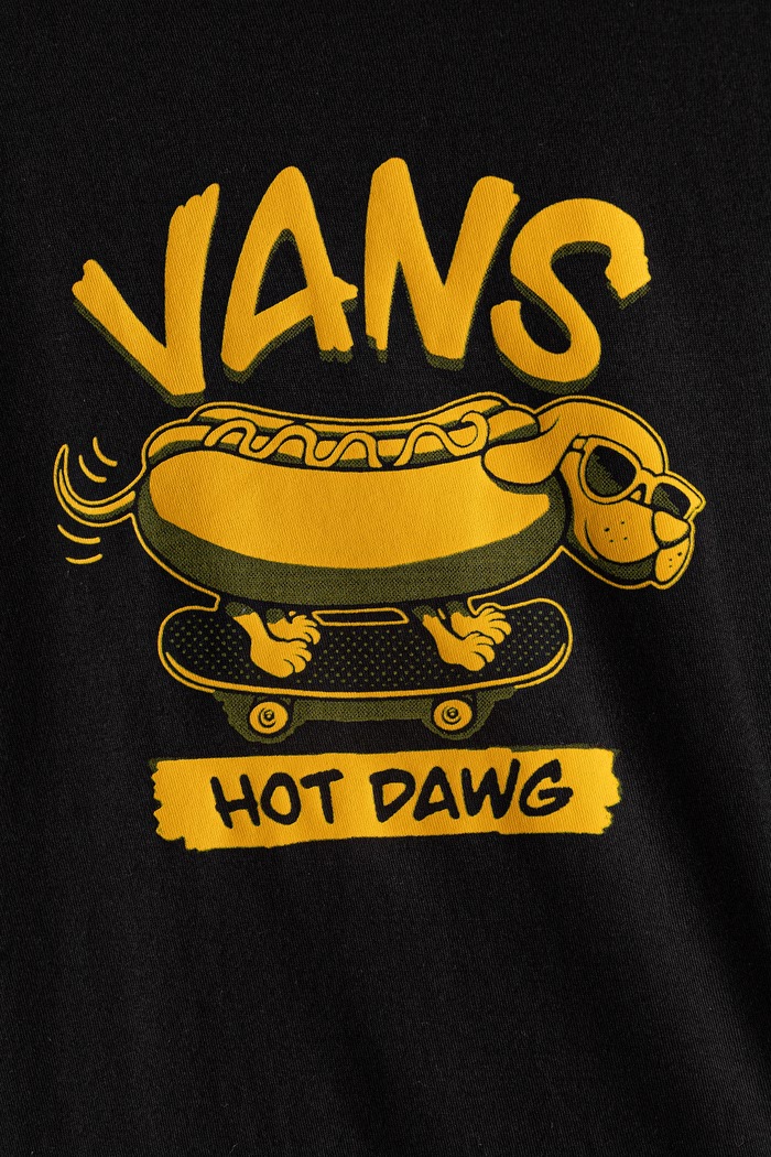 Chlapec Vans Tričko detské bavlnené Hot Dawg SS Tee VN000W97BLK1 čierna