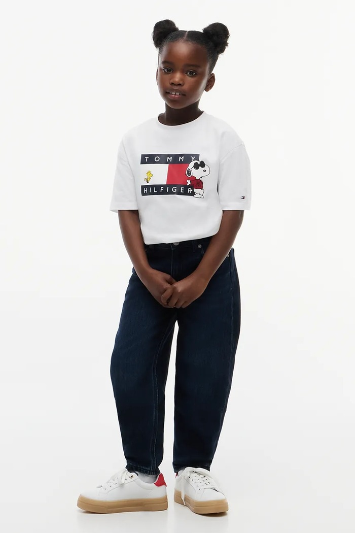 Tommy Hilfiger T-shirt dziecięcy bawełniany x Peanuts KS0KS00766.92.122.9BY2 biały AW26