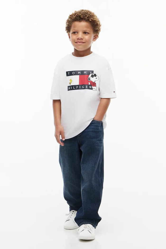 Tommy Hilfiger Tricou pentru copii din bumbac x Peanuts KS0KS00766.92.122.9BY2