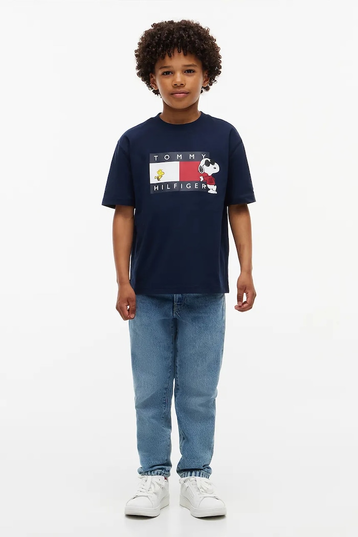 Tommy Hilfiger T-shirt dziecięcy bawełniany x Peanuts KS0KS00766.92.122.9BY2