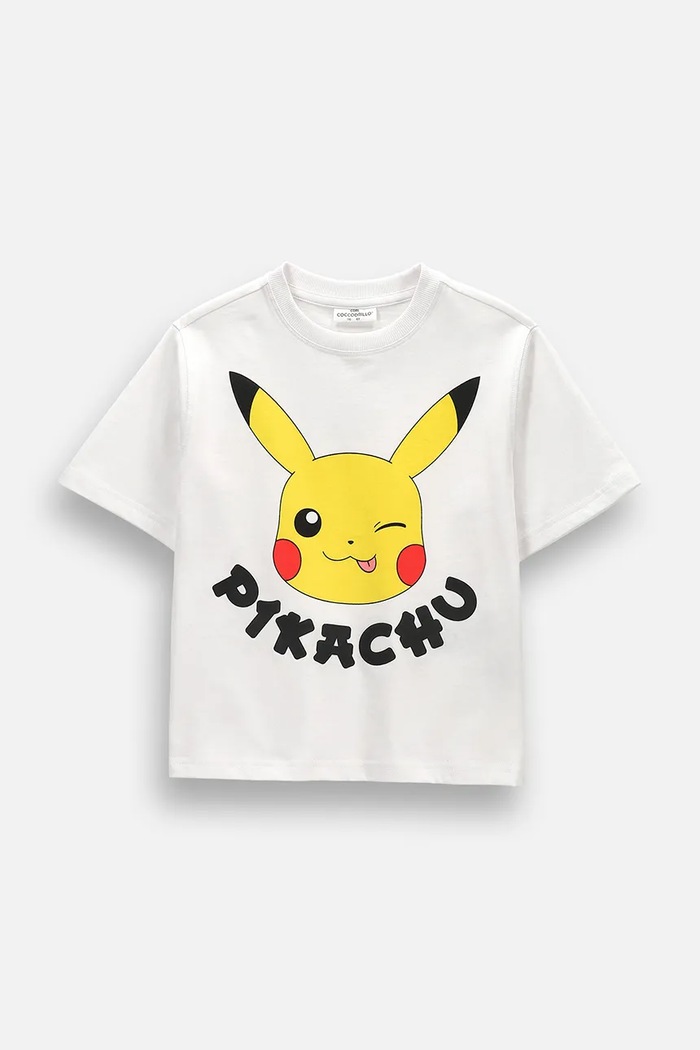 Coccodrillo t-shirt παιδικό βαμβακερό λευκό ZC6143205LBD