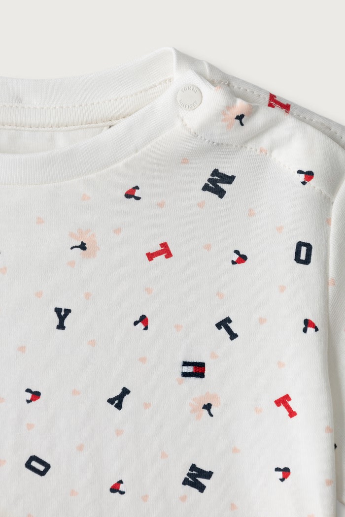 Tommy Hilfiger T-shirt dziecięcy bawełniany z elastanem 2-pack KN0KN02318.9BY2