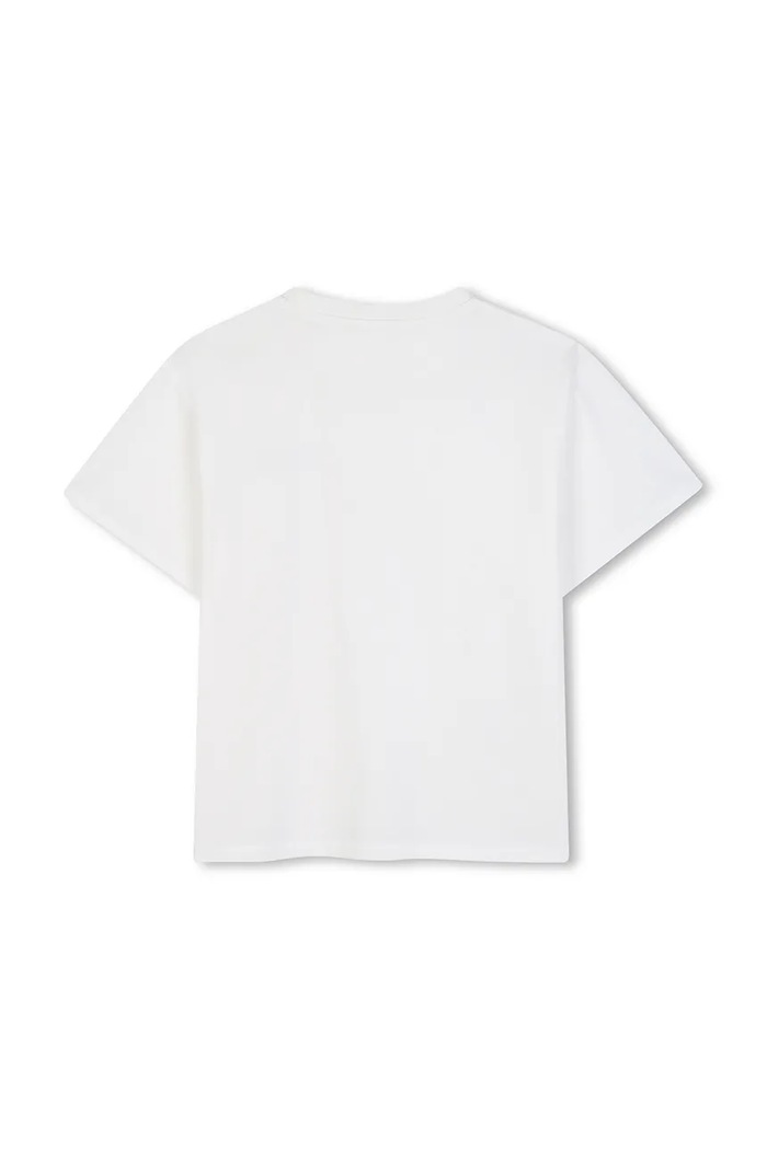 Kenzo T-shirt dziecięcy bawełniany K62056.114.150 biały AW26