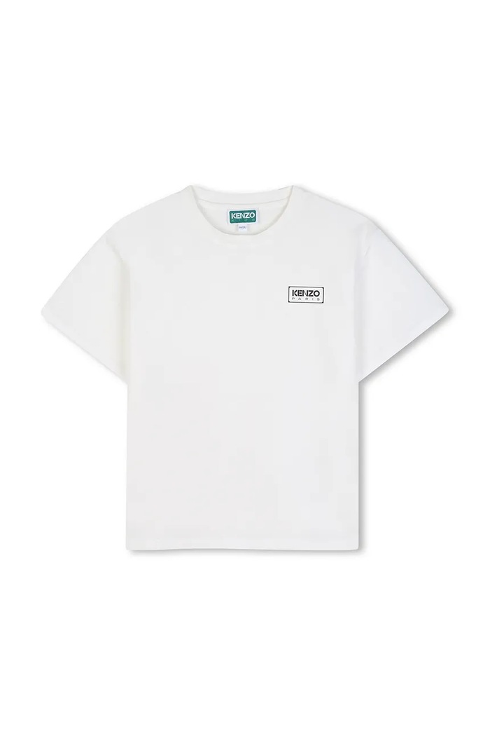 Kenzo T-shirt dziecięcy bawełniany biały K62056.162