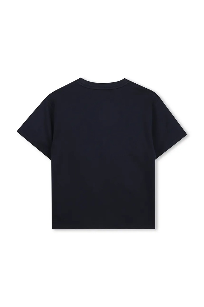 Kenzo T-shirt dziecięcy bawełniany K62051.162 granatowy AW26