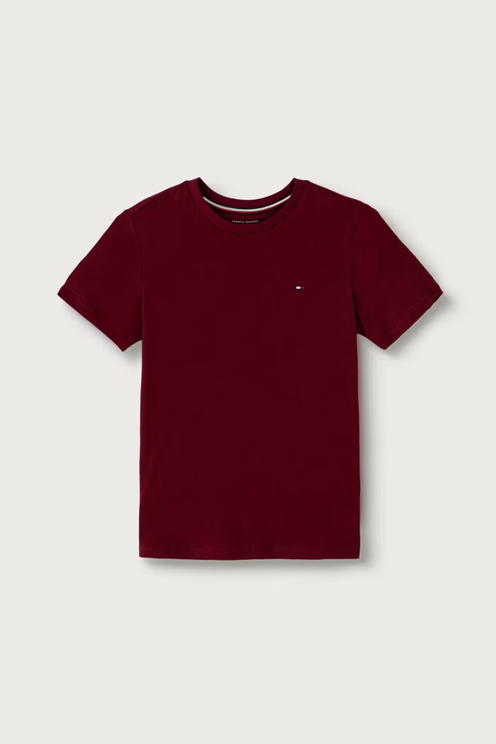 T-shirt dziecięcy bawełniany 2-pack Tommy Hilfiger UK0UK00073.9BY2 pomarańczowy