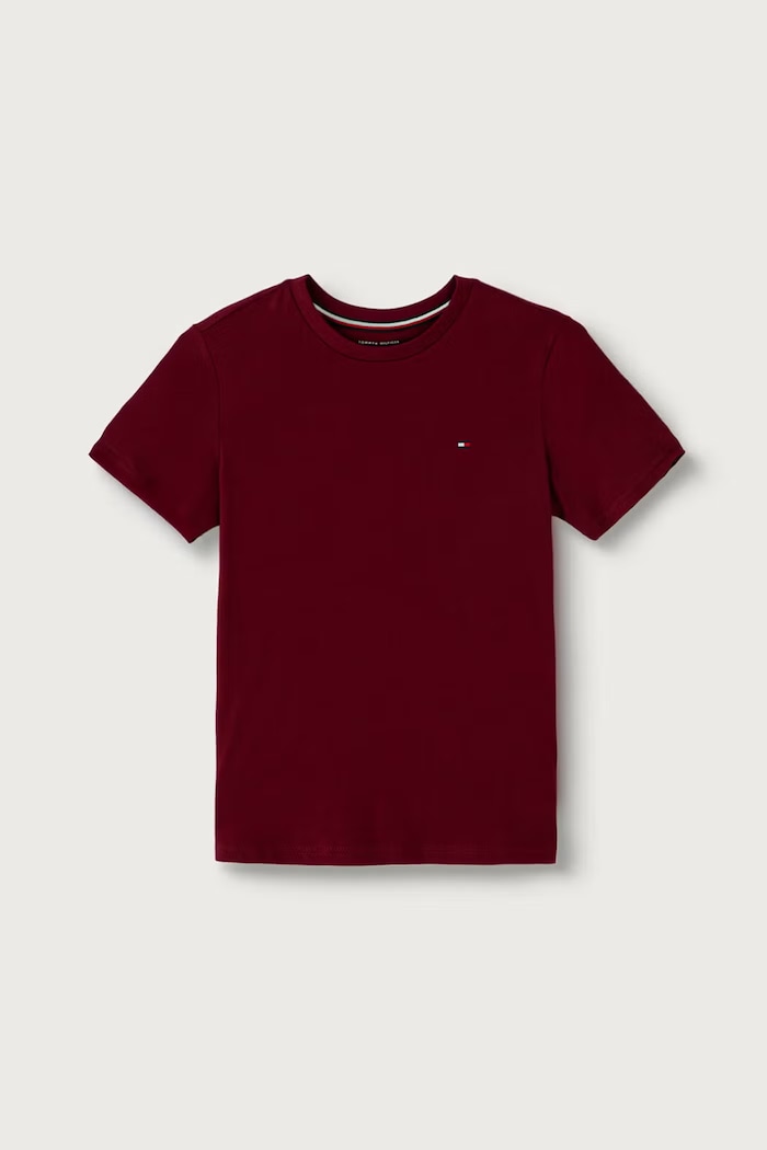 T-shirt dziecięcy bawełniany 2-pack Tommy Hilfiger UK0UK00073.9BY2 pomarańczowy