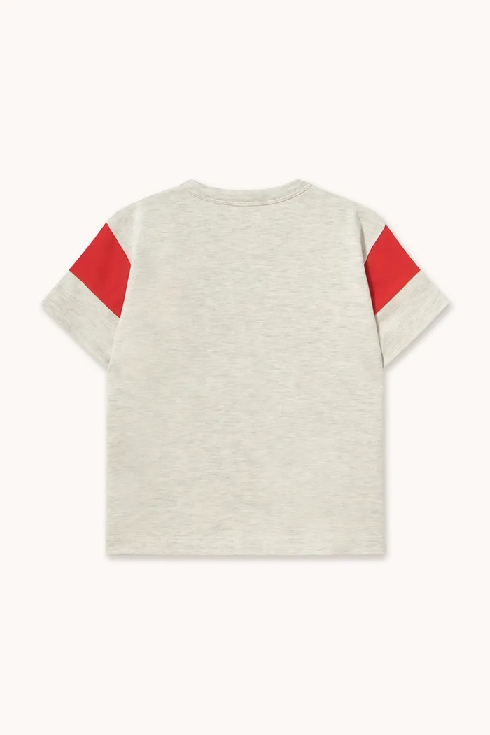 Tinycottons tričko dětské bavlněné TINY LOGO COLOR BLOCK TEE AW26.375 béžová AW26