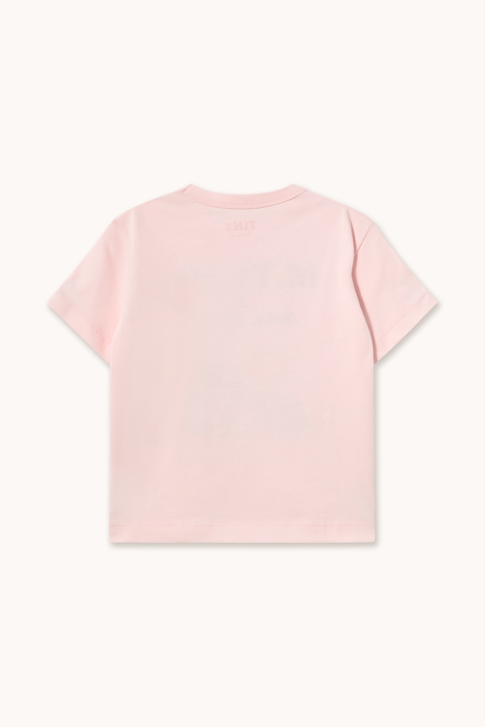 Tinycottons T-shirt dziecięcy bawełniany TULIP & DAISY GRAPHIC TEE AW26.422 różowy AW26