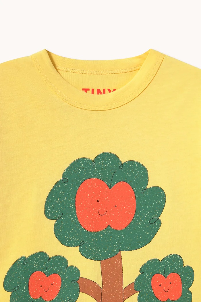 CHLAPEC Tinycottons tričko dětské bavlněné TREE GRAPHIC TEE AW26.413 žlutá