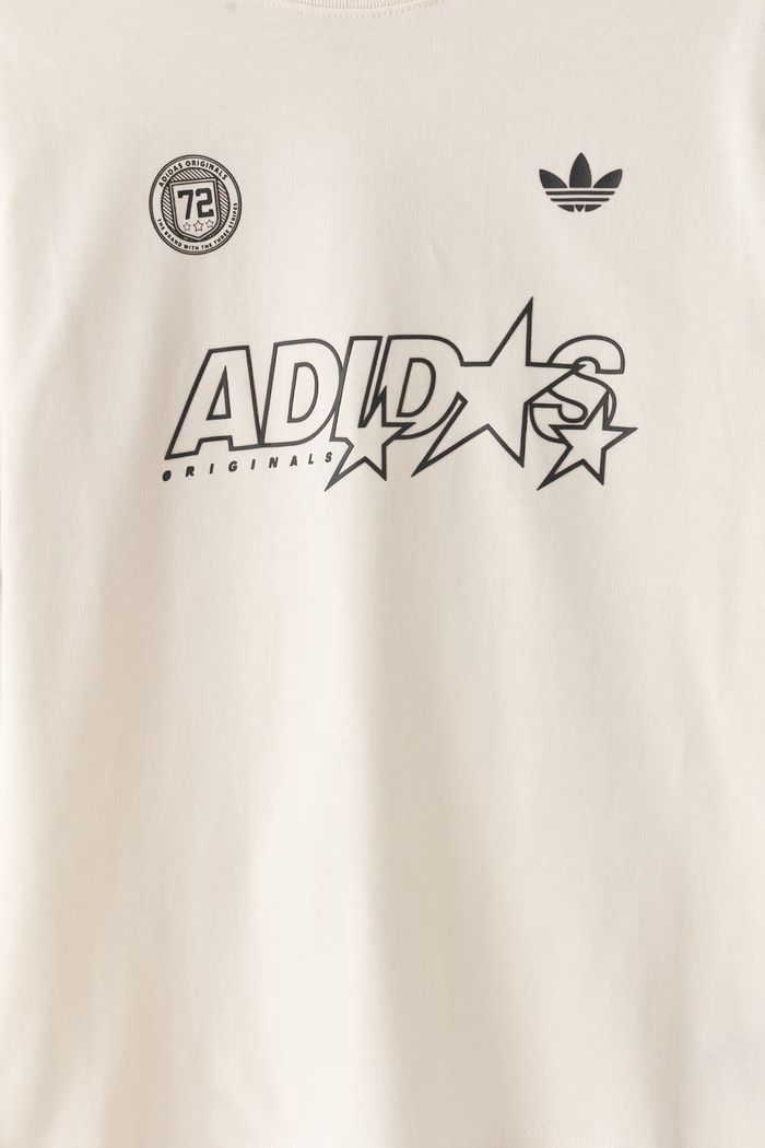 Băieți adidas Originals tricou pentru copii din bumbac LOGO PLAY LH4732 bej