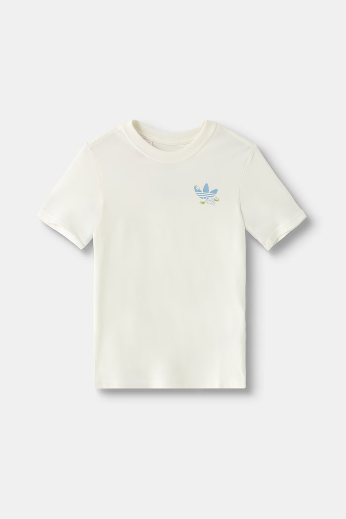 adidas Originals tricou pentru copii din bumbac bej LH4735