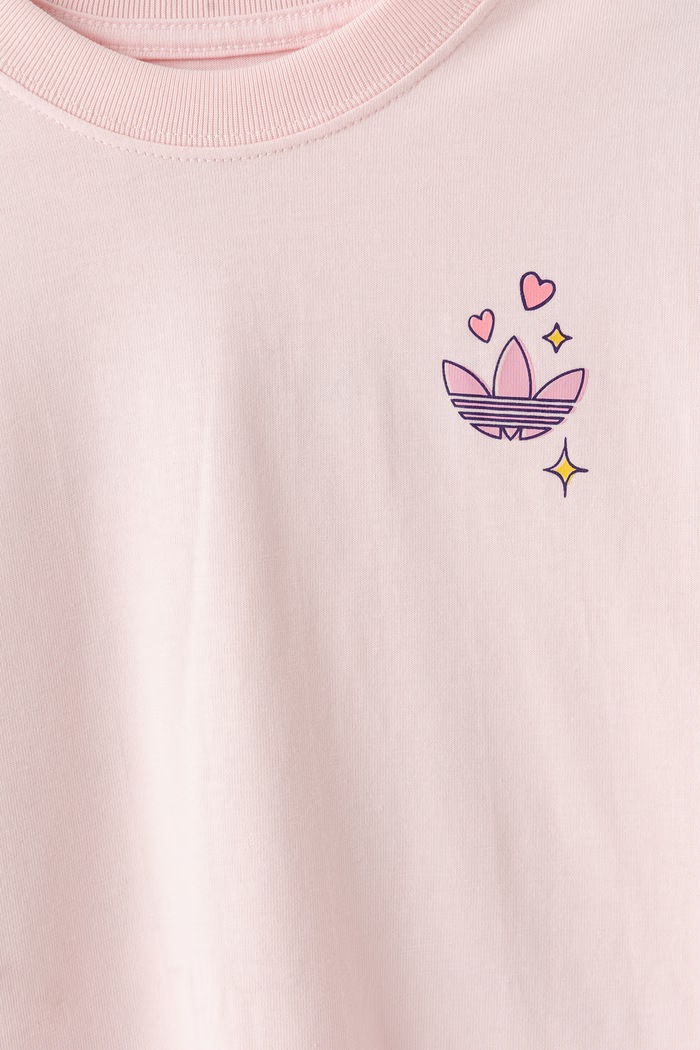 Băieți adidas Originals tricou pentru copii din bumbac LH4730 roz