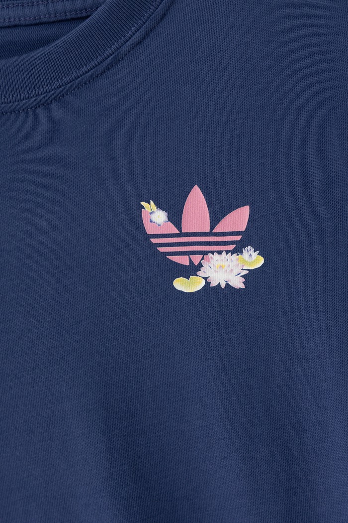 Băieți adidas Originals tricou pentru copii din bumbac LH4736 bleumarin