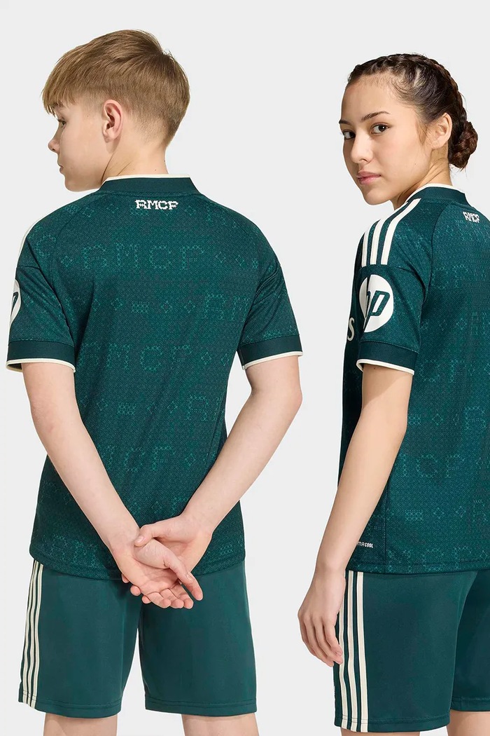T-shirt dziecięcy REAL MADRID adidas Performance KC3991 turkusowy