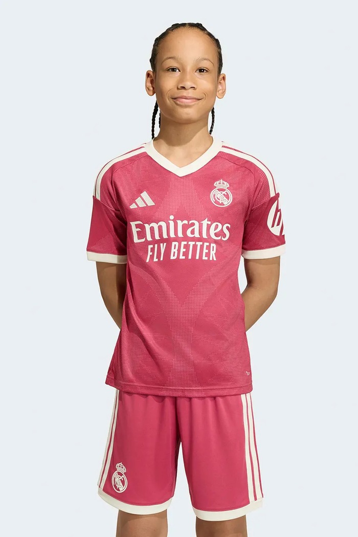 T-shirt treningowy dziecięcy REAL MADRID adidas Performance różowy KC3966