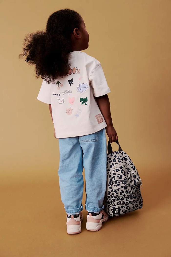Liewood t-shirt παιδικό βαμβακερό Tyler Placement SS T-shirt LW20637.9BY2 μπεζ