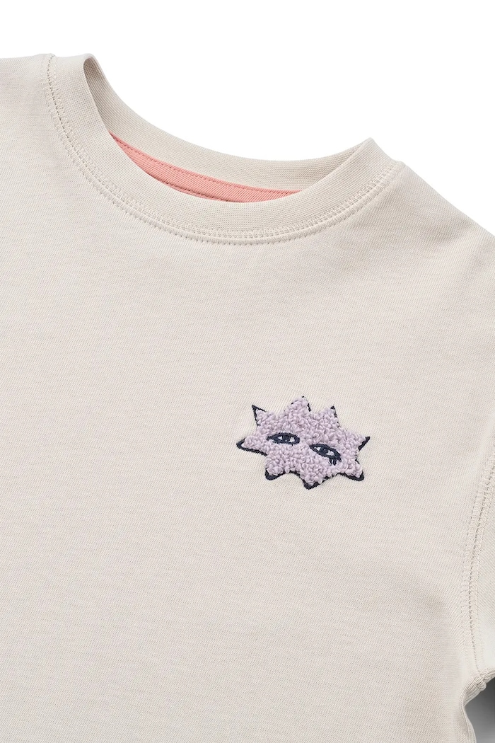 Liewood t-shirt παιδικό βαμβακερό Tyler Placement SS T-shirt μπεζ LW20637.9BY2