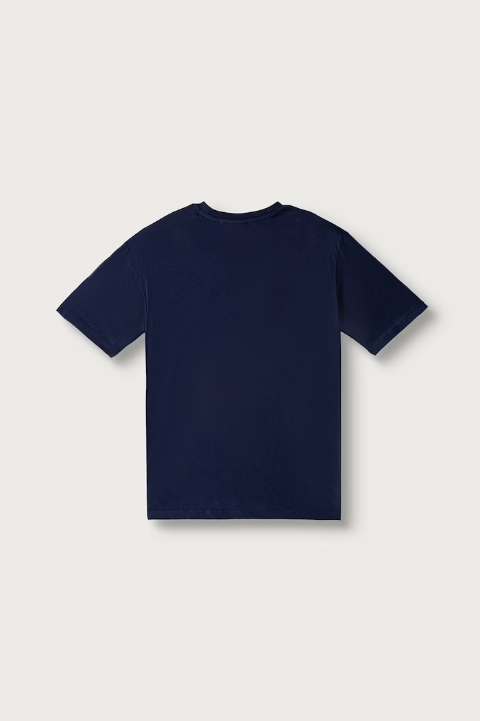 Napapijri T-shirt dziecięcy bawełniany S-ACADIA SS NP0A8B3JB2Q1.134.172 granatowy AW26
