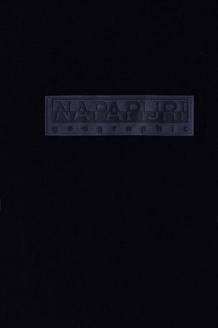 Chłopiec Napapijri T-shirt dziecięcy bawełniany S-NEW BOX LOGO SS NP0A4IFY1761.134.172 granatowy