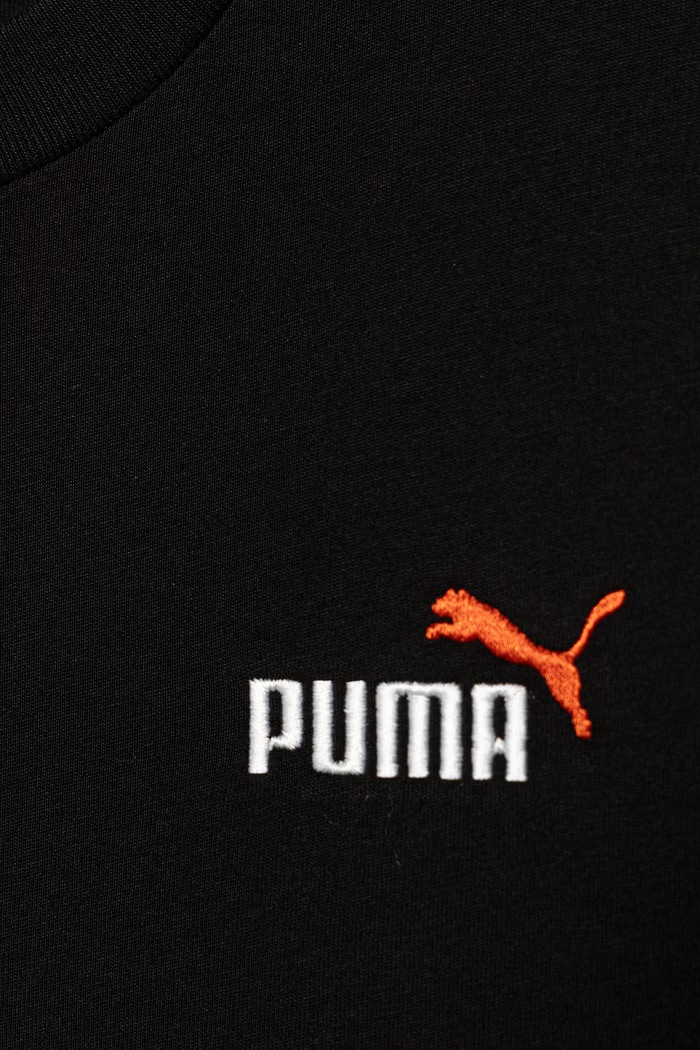 Chłopiec Puma T-shirt basic dziecięcy bawełniany ESS 2 COLOR Small No. 1 Logo 685779.9BY2 czarny