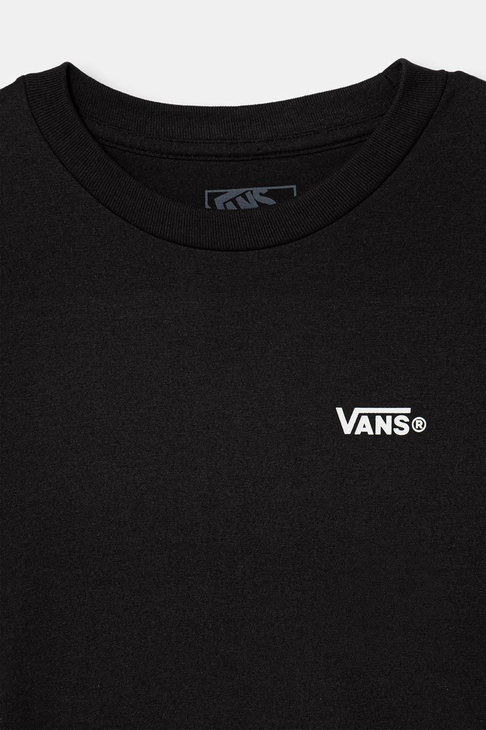 Chłopiec Vans T-shirt dziecięcy bawełniany Left Ches VN000W9UBLK1 czarny