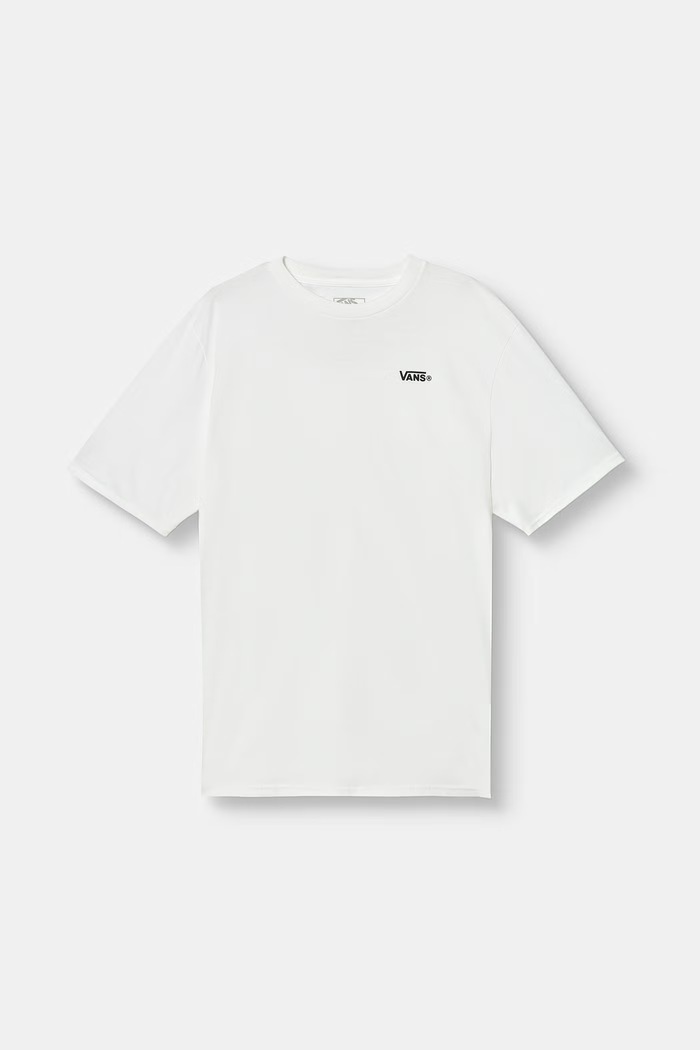 Vans T-shirt dziecięcy bawełniany Left Ches biały VN000W9UWHT1