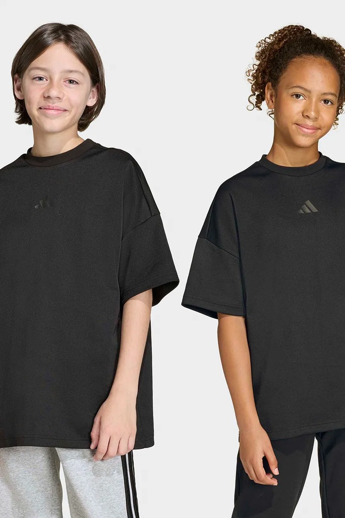adidas Tričko detské s bavlnou čierna KB6854
