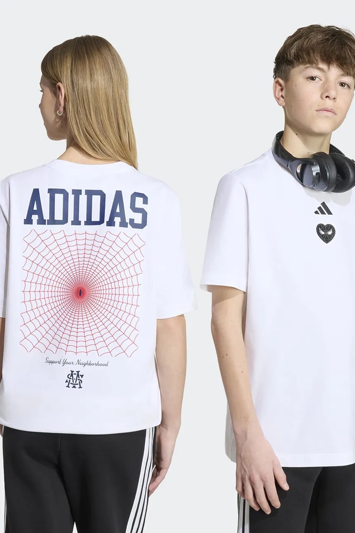 Chlapec adidas tričko detské bavlnené s elastanom MARVEL SPIDER-MAN KS3959 biela