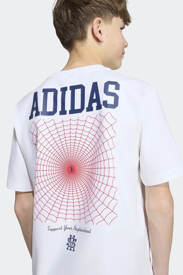 adidas tričko detské bavlnené s elastanom MARVEL SPIDER-MAN KS3959