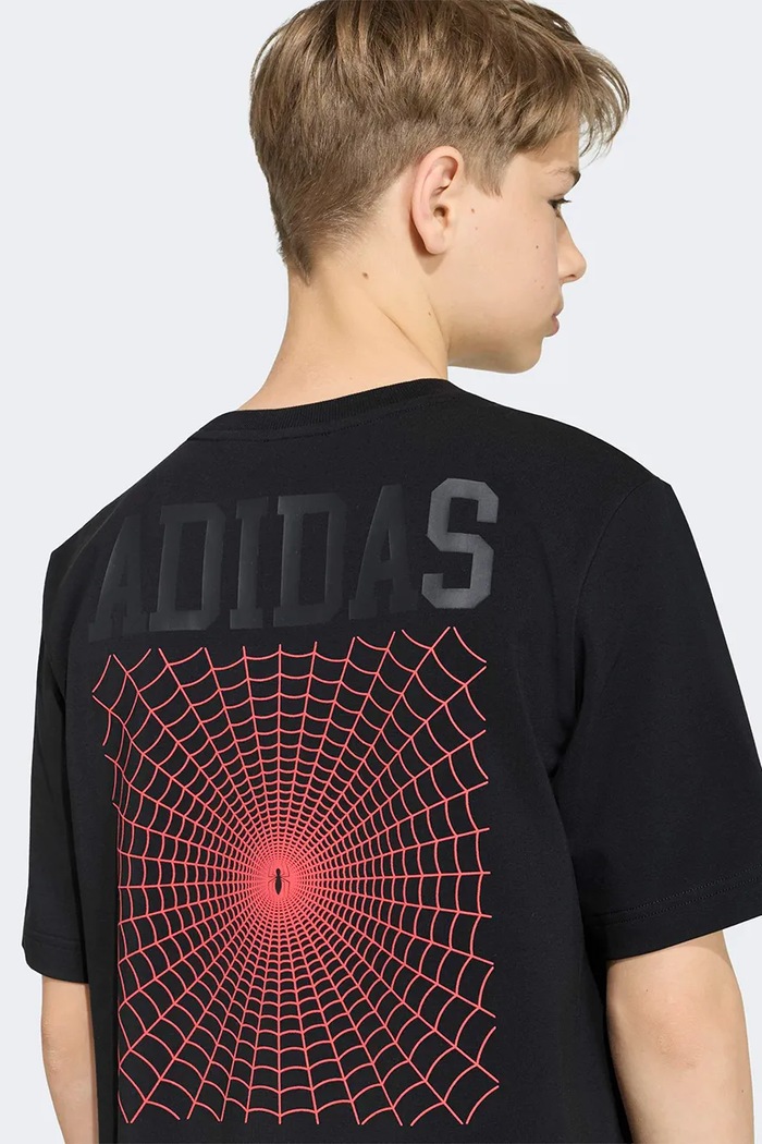 adidas tričko detské bavlnené s elastanom MARVEL SPIDER-MAN KG6123