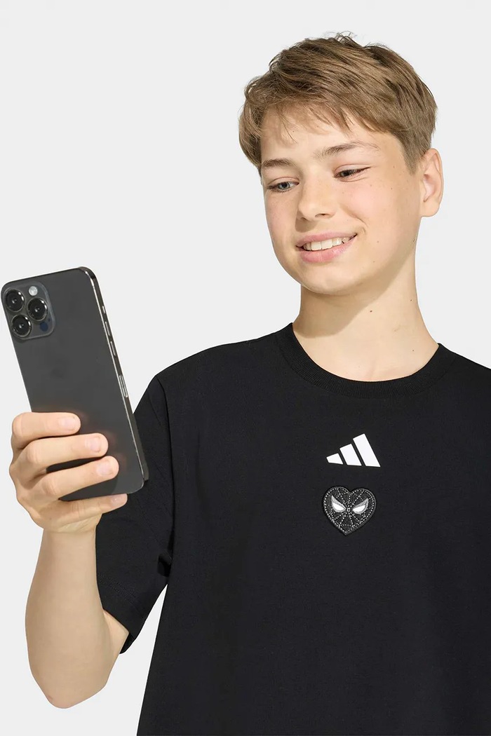 adidas tričko detské bavlnené s elastanom MARVEL SPIDER-MAN KG6123