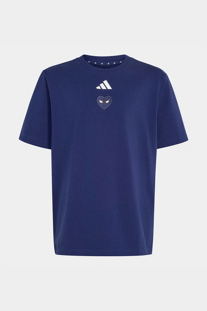 adidas Tričko detské s bavlnou MARVEL SPIDER-MAN KS3960 modrá AW26
