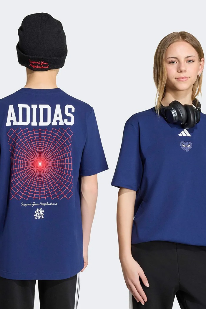 Chlapec adidas Tričko detské s bavlnou MARVEL SPIDER-MAN KS3960 modrá