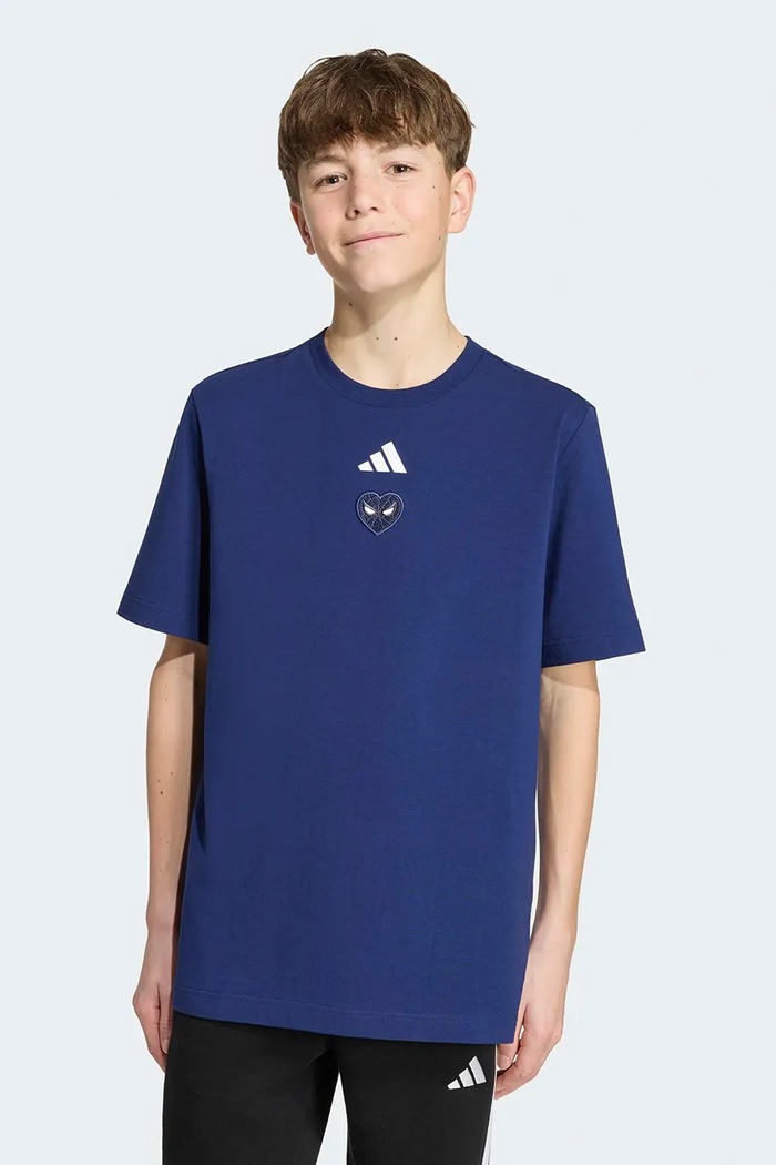 Tričko detské s bavlnou MARVEL SPIDER-MAN adidas KS3960 modrá