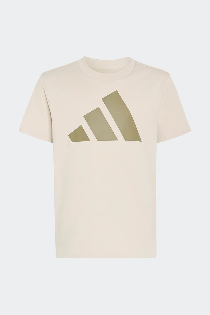 adidas T-shirt παιδικό βαμβακερό KR1645 μπεζ AW26