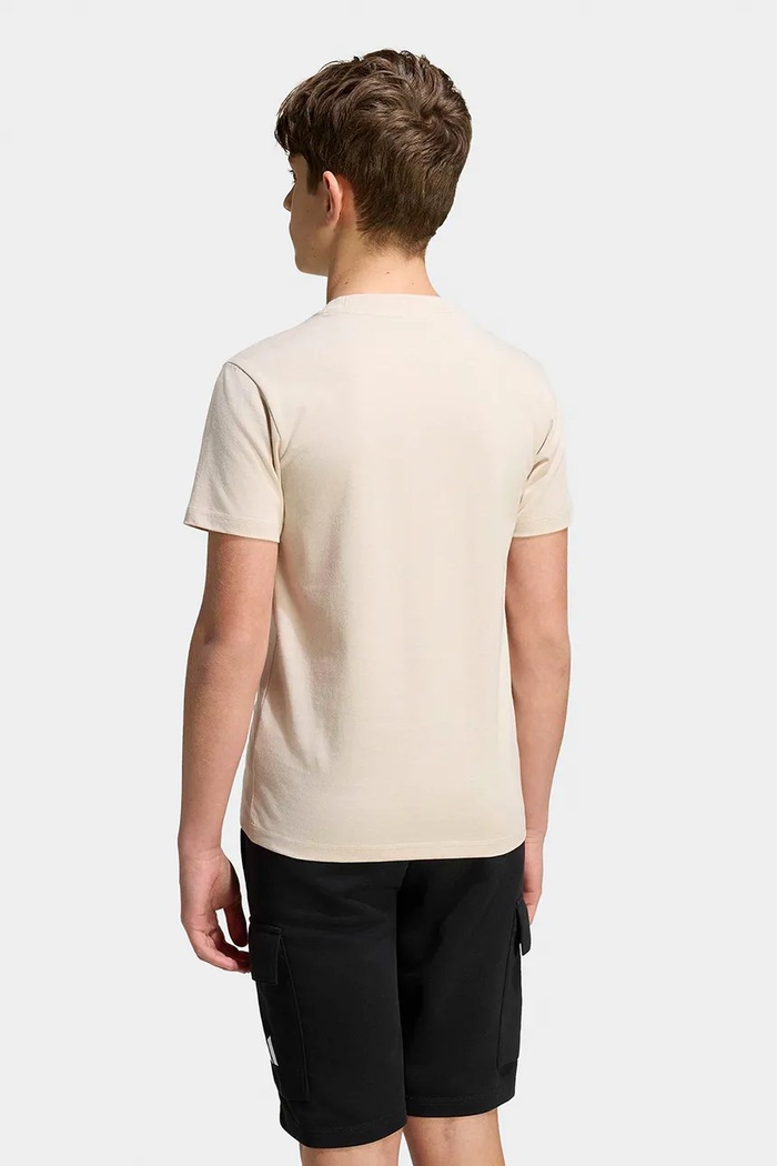 T-shirt παιδικό βαμβακερό adidas μπεζ KR1645
