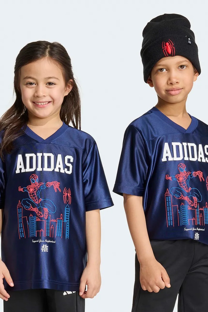 adidas tričko detské MARVEL SPIDER-MAN tmavomodrá KS3966