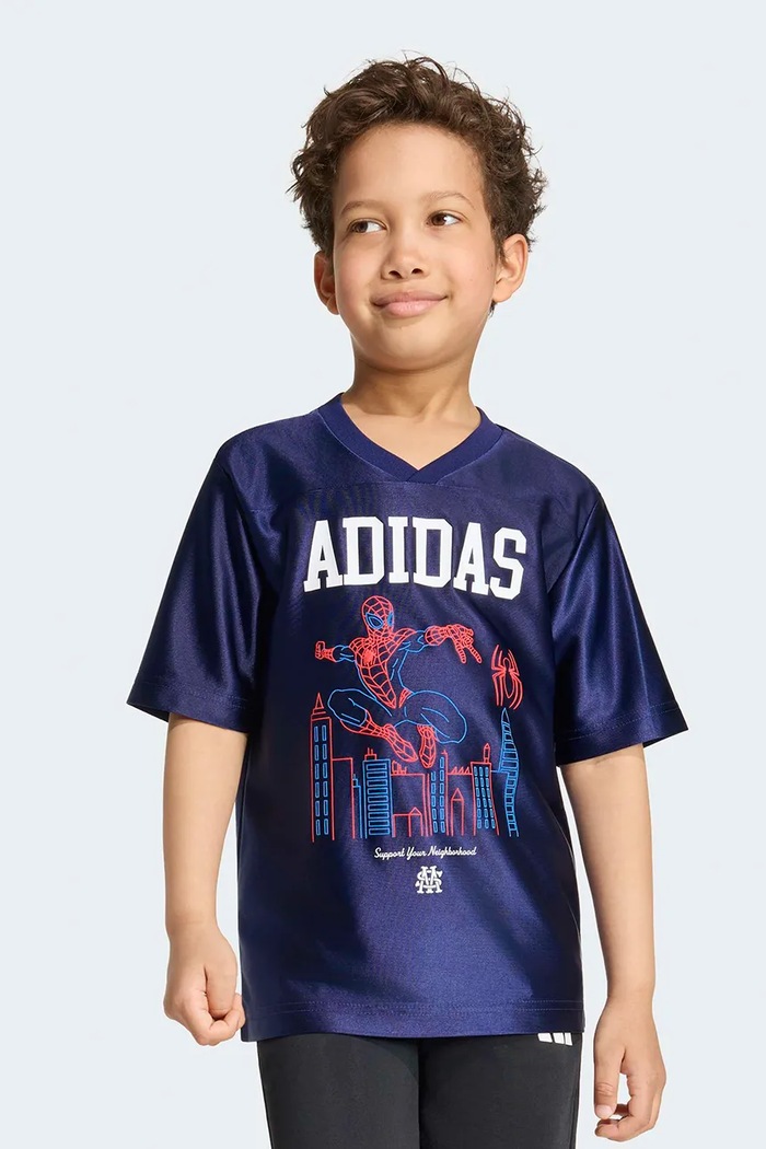 adidas tričko detské MARVEL SPIDER-MAN tmavomodrá KS3966