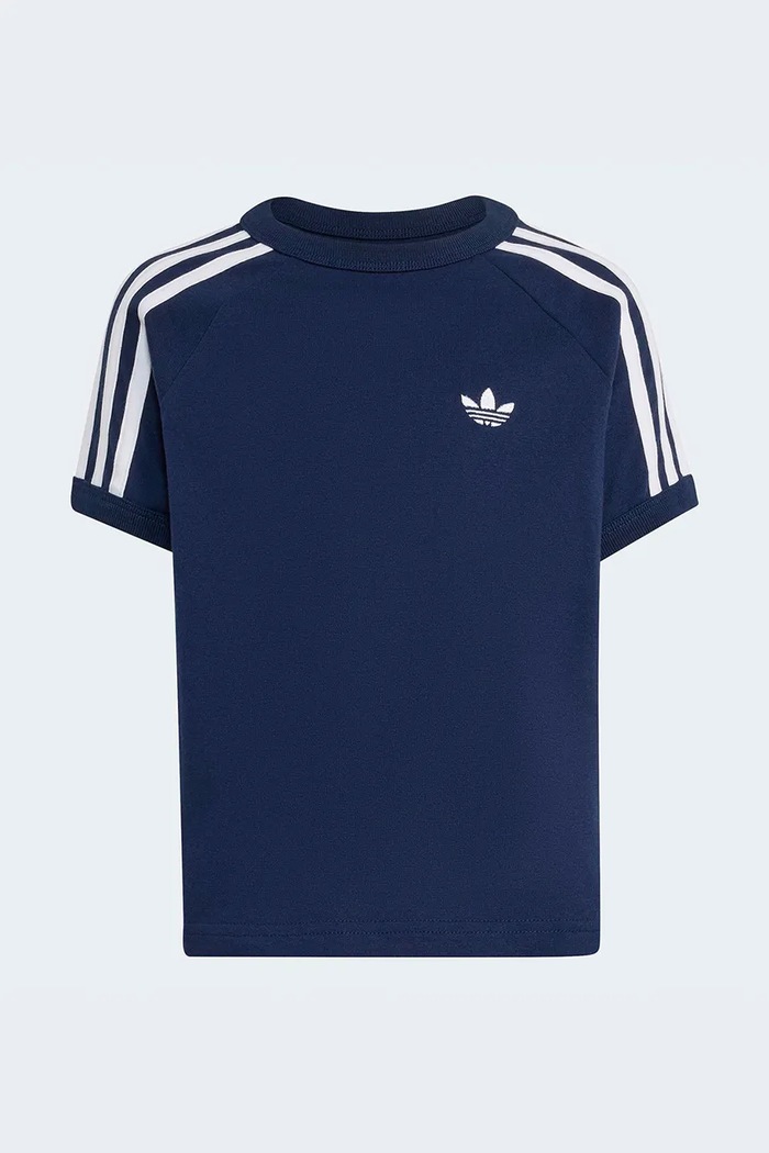 adidas Originals tričko detské bavlnené HZ6601 tmavomodrá AW26