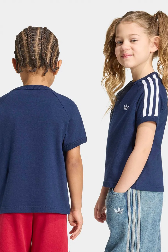 Chlapec adidas Originals tričko detské bavlnené HZ6601 tmavomodrá