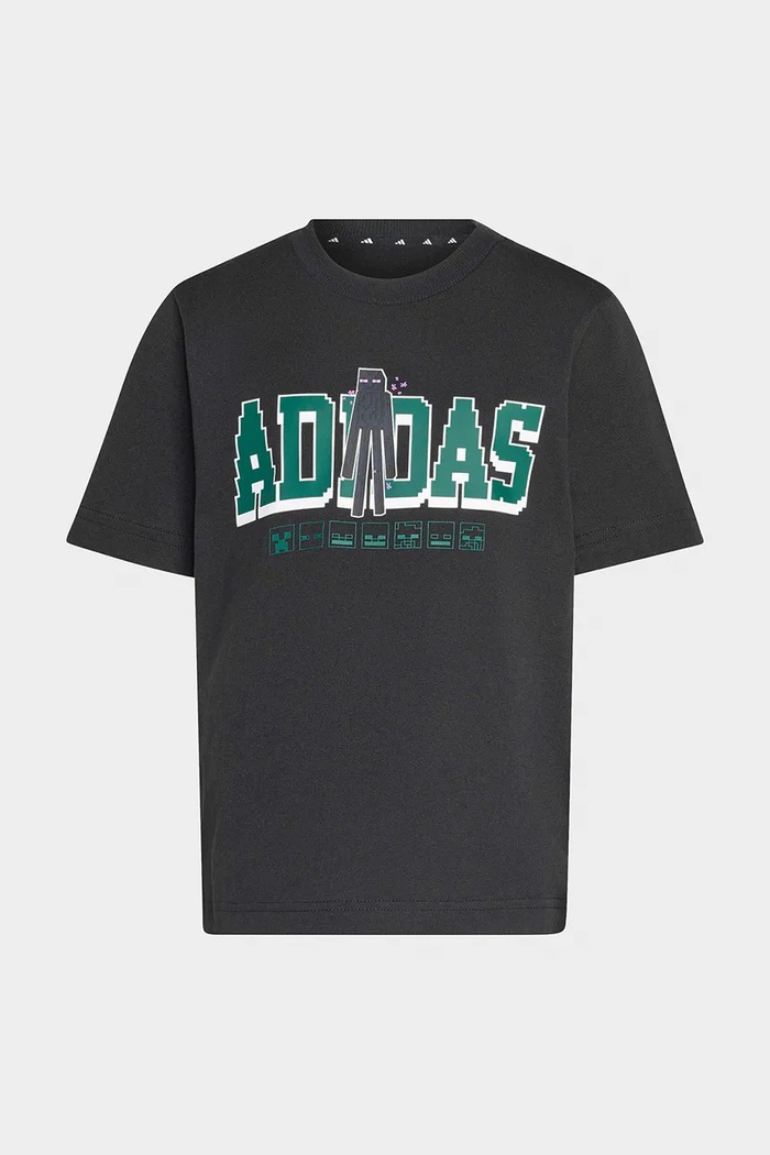 adidas tričko detské bavlnené MINECRAFT KS9034 čierna AW26