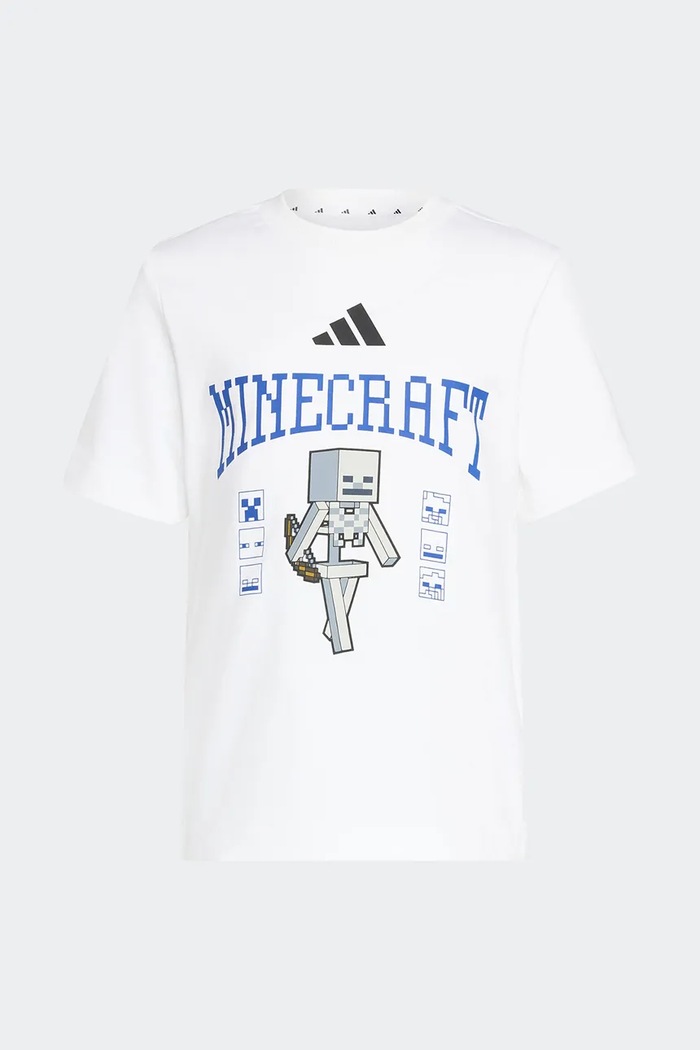 adidas kratka majica otroška bombažna MINECRAFT KH3196 bela AW26