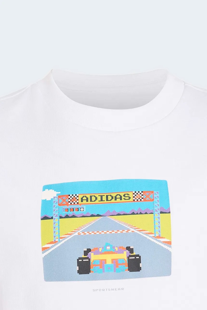 Αγορίστικα Adidas T-shirt παιδικό βαμβακερό KE1610 λευκό