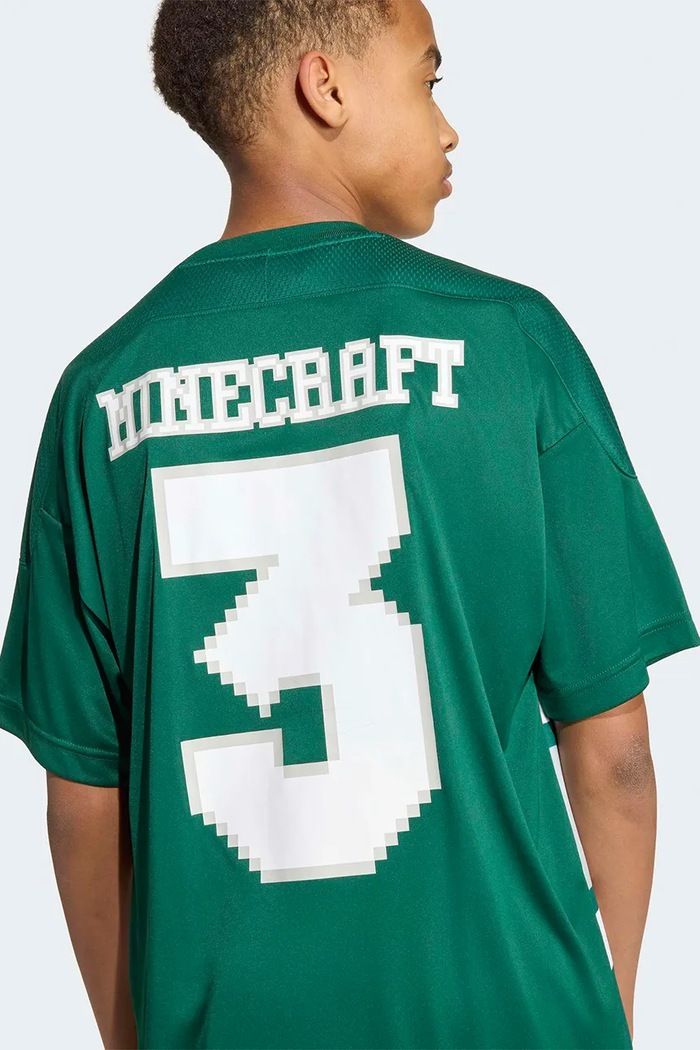 adidas tričko detské MINECRAFT zelená KS9028