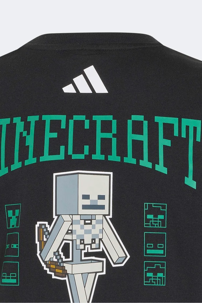 Хлопчик adidas футболка дитяча бавовняна MINECRAFT KS9029 чорний